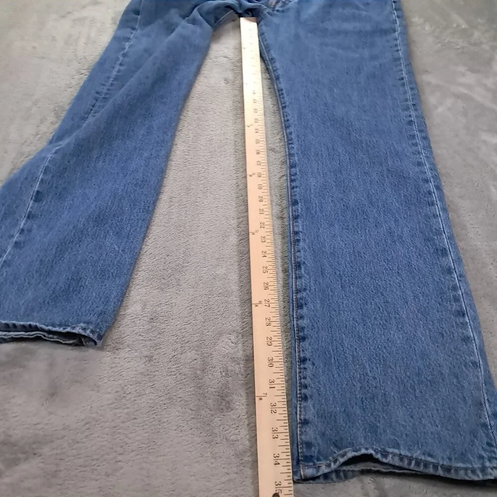 Levis 501 XX Jeans Men 35x35, Tag 36x36 Blue Denim Button Fly Relaxed Straight